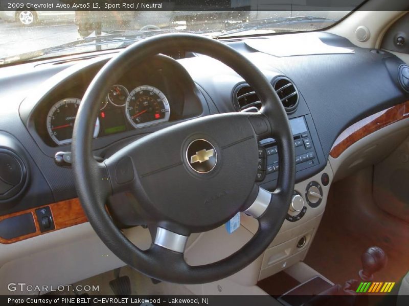 Sport Red / Neutral 2009 Chevrolet Aveo Aveo5 LS