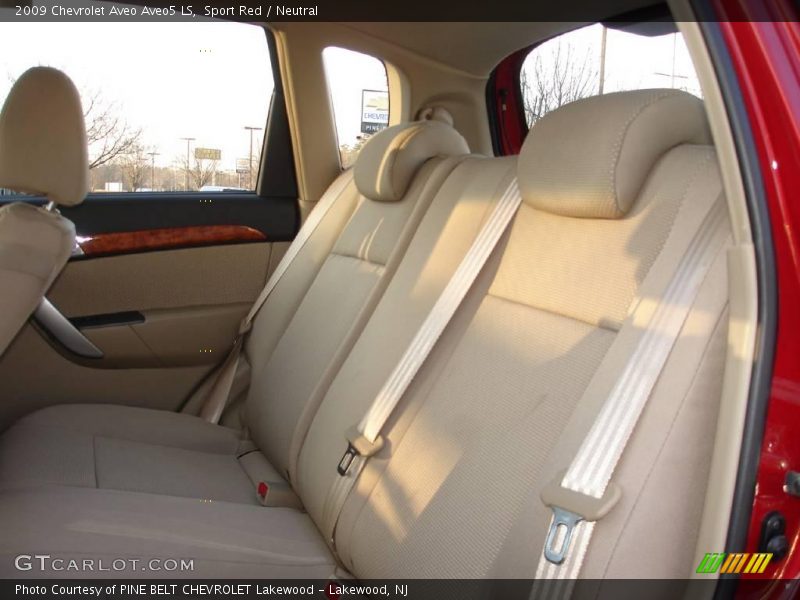 Sport Red / Neutral 2009 Chevrolet Aveo Aveo5 LS