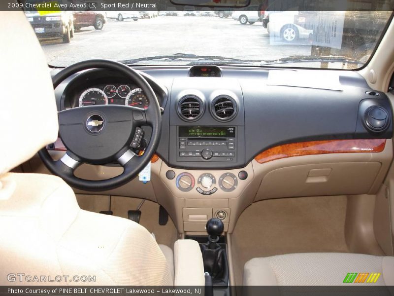 Sport Red / Neutral 2009 Chevrolet Aveo Aveo5 LS