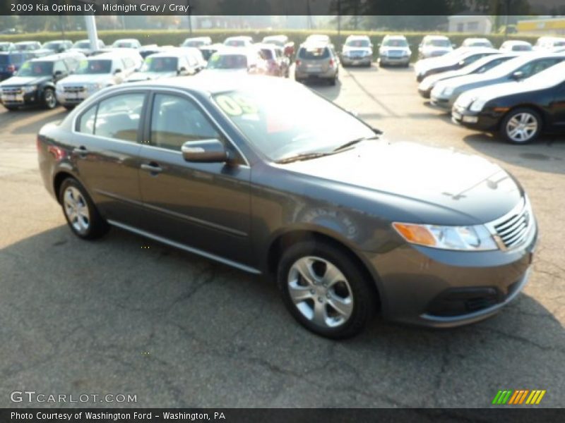 Midnight Gray / Gray 2009 Kia Optima LX