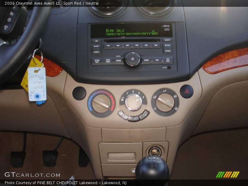 Sport Red / Neutral 2009 Chevrolet Aveo Aveo5 LS