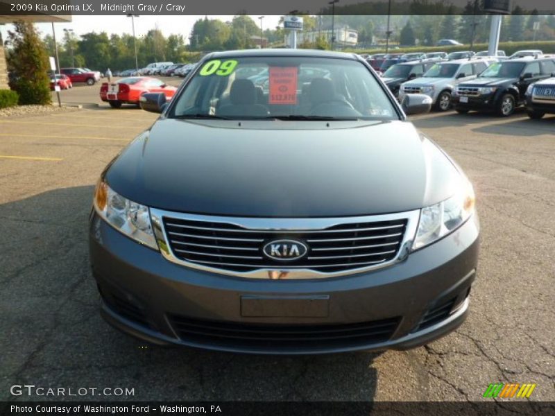 Midnight Gray / Gray 2009 Kia Optima LX