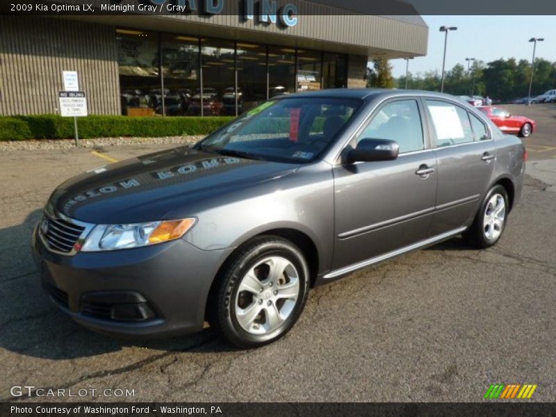 Midnight Gray / Gray 2009 Kia Optima LX