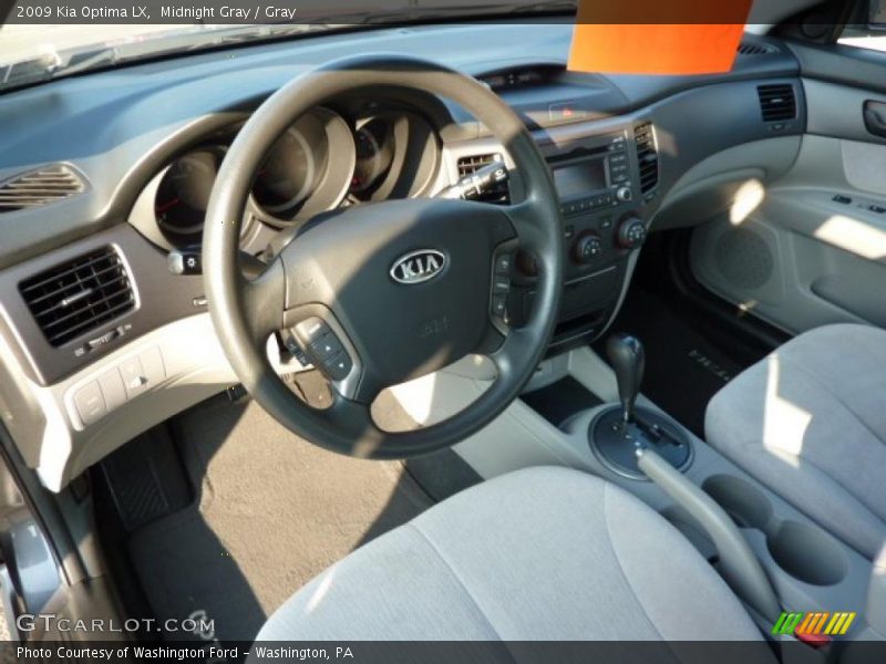 Midnight Gray / Gray 2009 Kia Optima LX