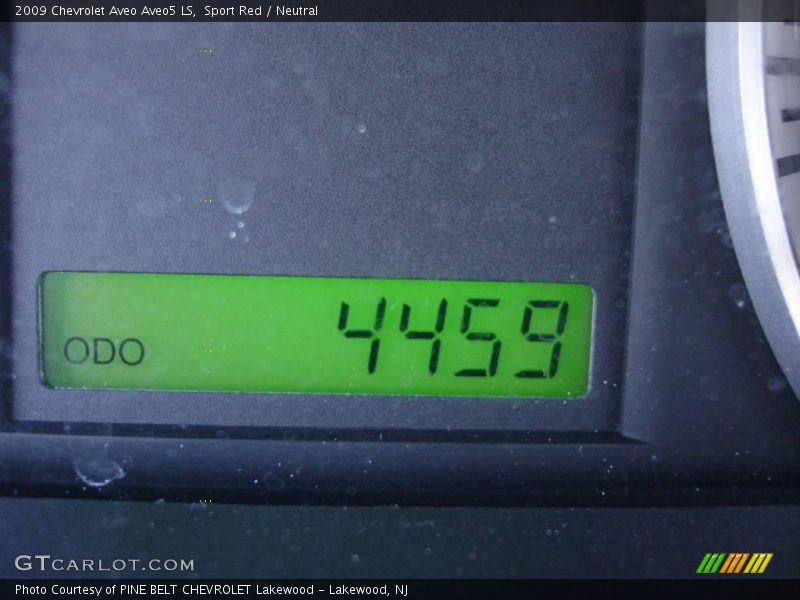 Sport Red / Neutral 2009 Chevrolet Aveo Aveo5 LS