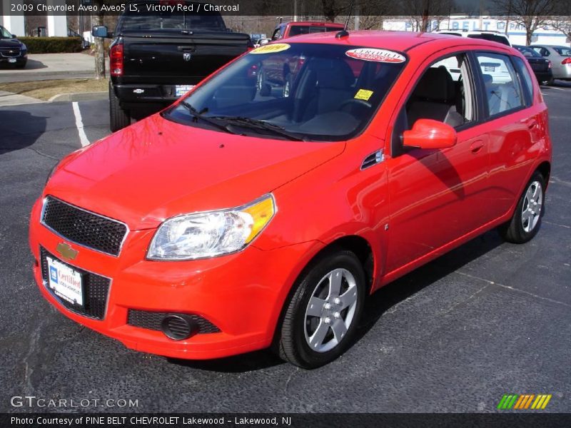 Victory Red / Charcoal 2009 Chevrolet Aveo Aveo5 LS