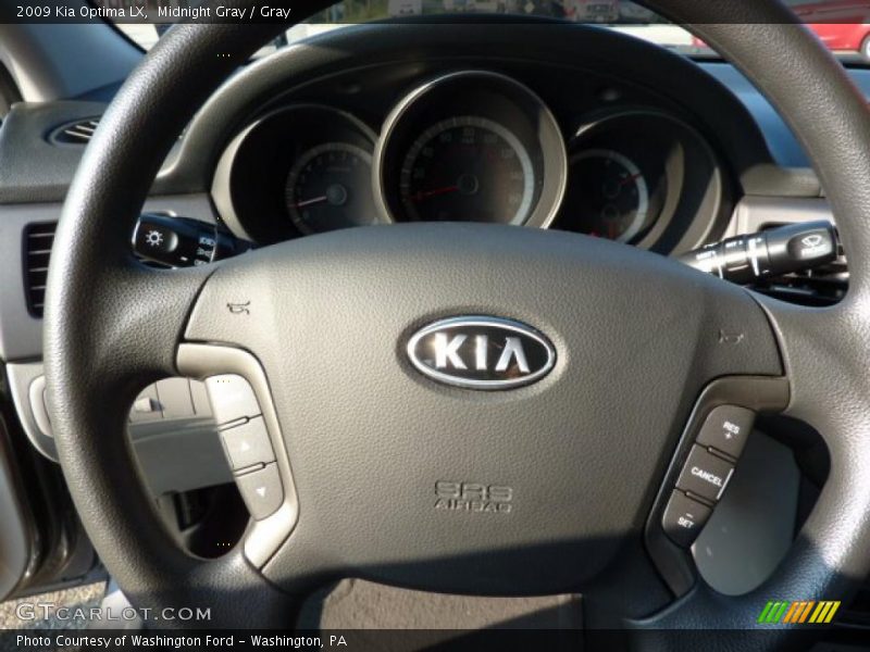 Midnight Gray / Gray 2009 Kia Optima LX