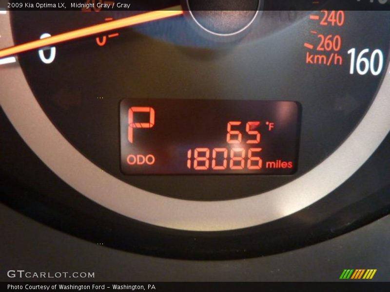 Midnight Gray / Gray 2009 Kia Optima LX