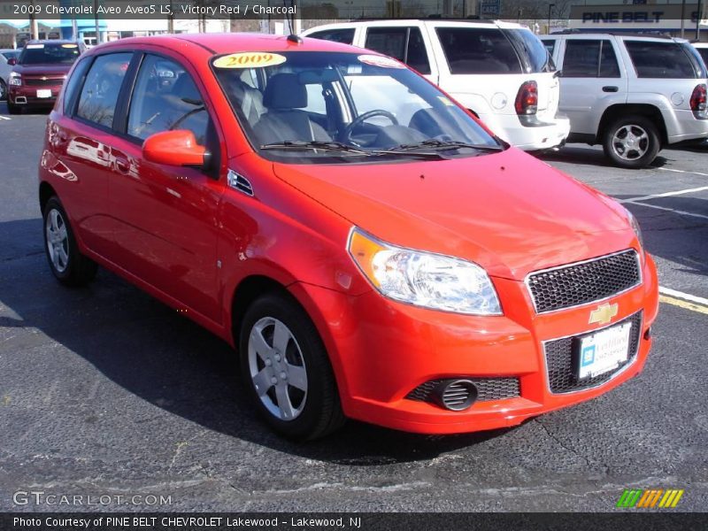 Victory Red / Charcoal 2009 Chevrolet Aveo Aveo5 LS