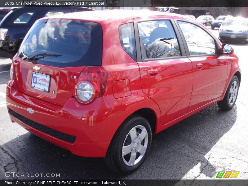 Victory Red / Charcoal 2009 Chevrolet Aveo Aveo5 LS