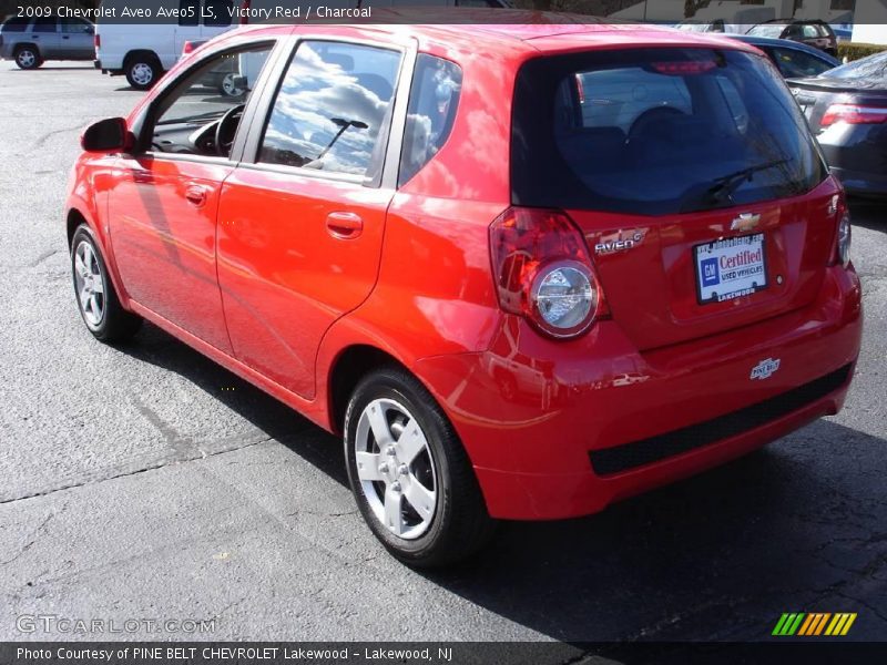 Victory Red / Charcoal 2009 Chevrolet Aveo Aveo5 LS