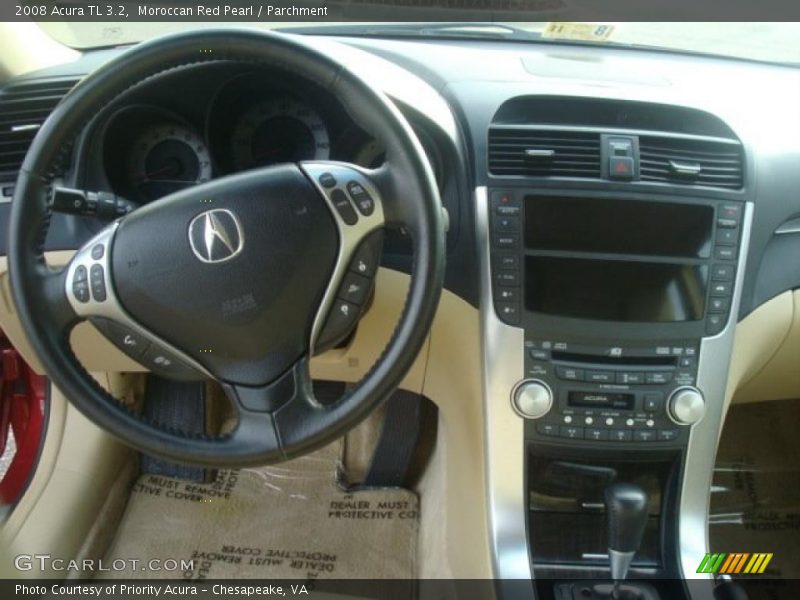 Moroccan Red Pearl / Parchment 2008 Acura TL 3.2