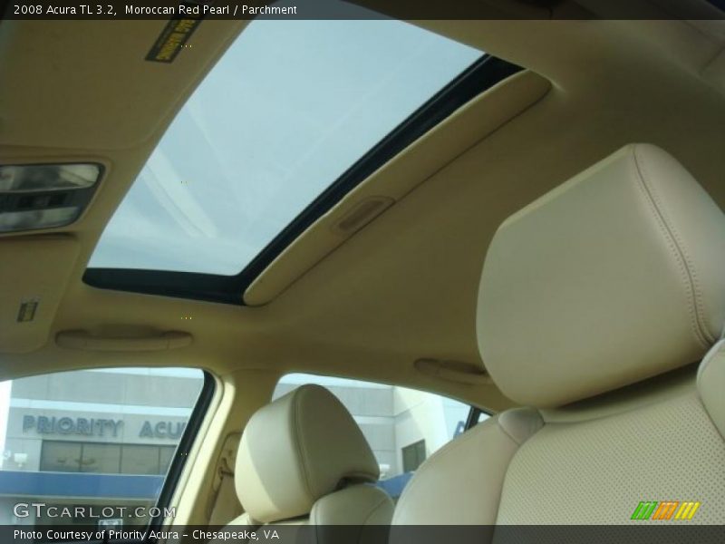 Moroccan Red Pearl / Parchment 2008 Acura TL 3.2