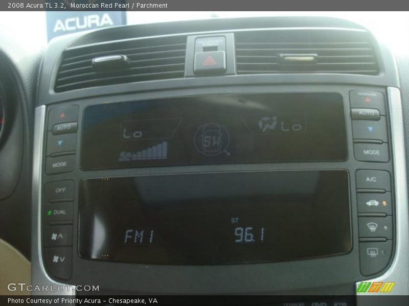 Moroccan Red Pearl / Parchment 2008 Acura TL 3.2