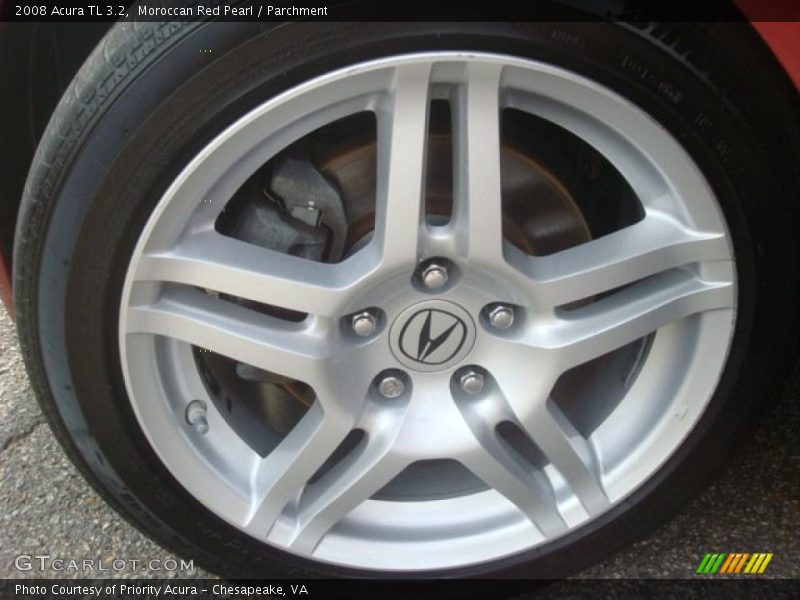 Moroccan Red Pearl / Parchment 2008 Acura TL 3.2