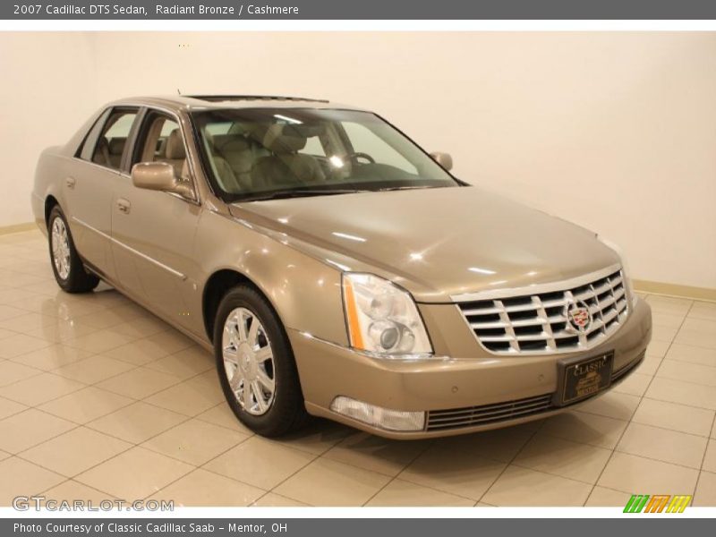Radiant Bronze / Cashmere 2007 Cadillac DTS Sedan