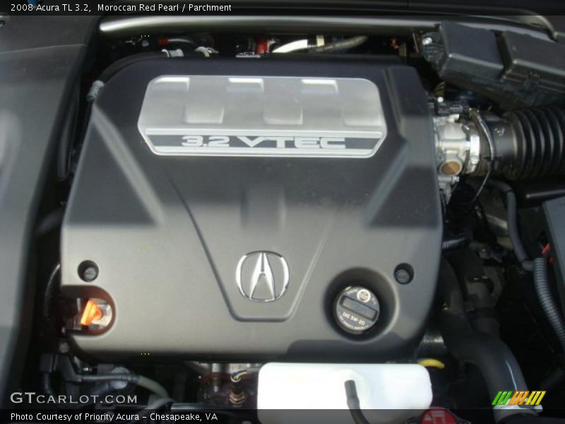 Moroccan Red Pearl / Parchment 2008 Acura TL 3.2