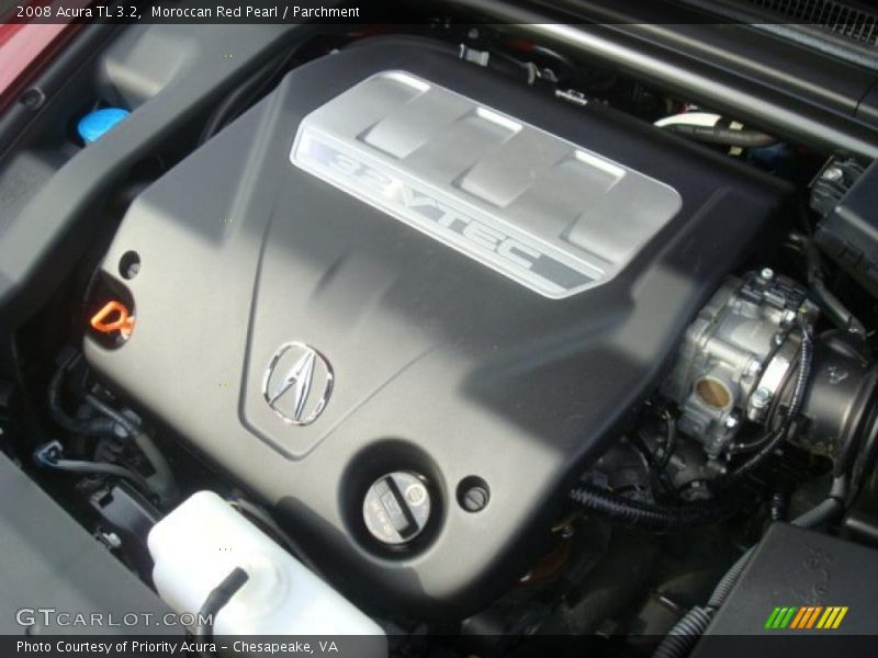Moroccan Red Pearl / Parchment 2008 Acura TL 3.2