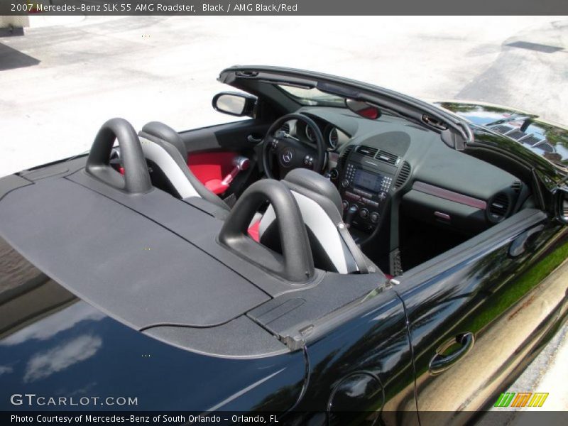 Black / AMG Black/Red 2007 Mercedes-Benz SLK 55 AMG Roadster