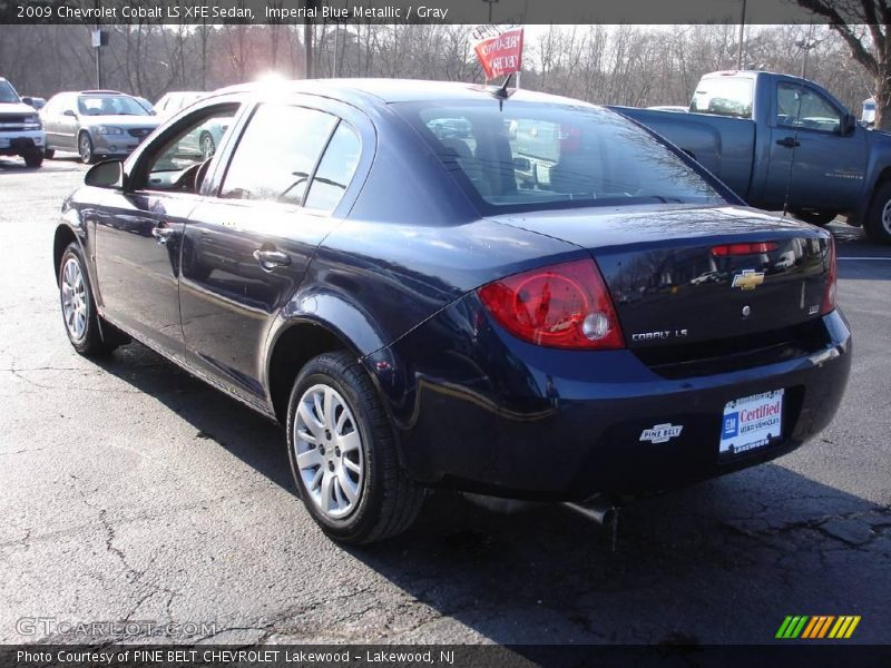 Imperial Blue Metallic / Gray 2009 Chevrolet Cobalt LS XFE Sedan