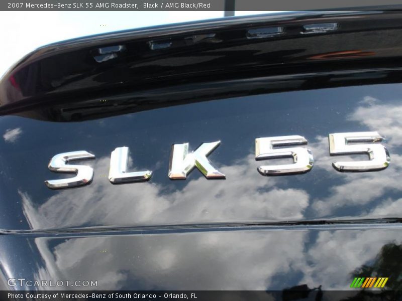 Black / AMG Black/Red 2007 Mercedes-Benz SLK 55 AMG Roadster