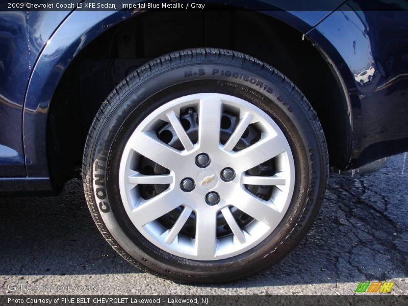 Imperial Blue Metallic / Gray 2009 Chevrolet Cobalt LS XFE Sedan