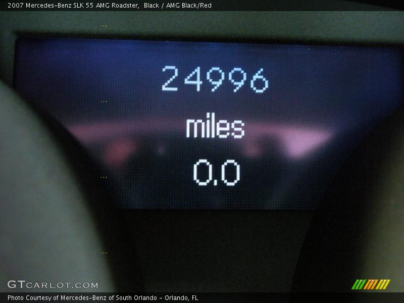 Black / AMG Black/Red 2007 Mercedes-Benz SLK 55 AMG Roadster