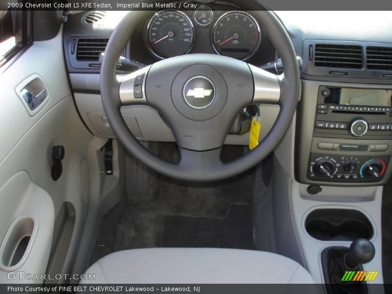 Imperial Blue Metallic / Gray 2009 Chevrolet Cobalt LS XFE Sedan