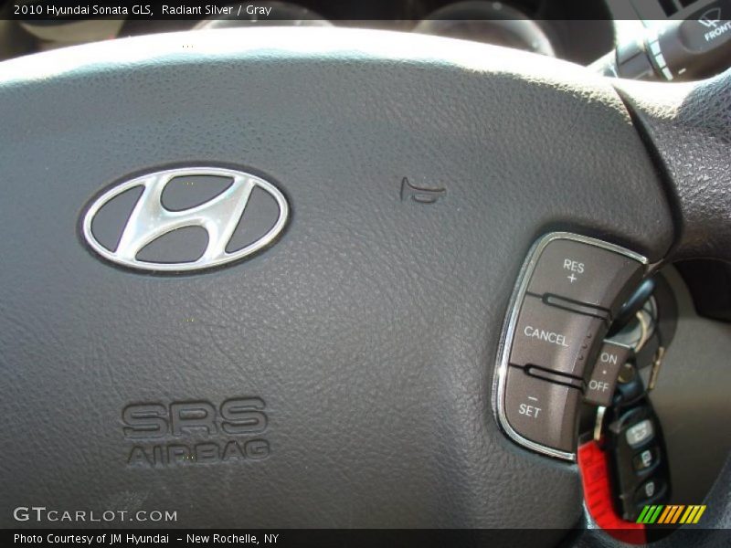 Radiant Silver / Gray 2010 Hyundai Sonata GLS