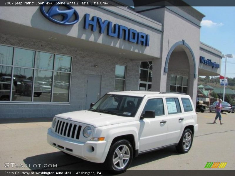 Stone White / Pastel Slate Gray 2007 Jeep Patriot Sport 4x4