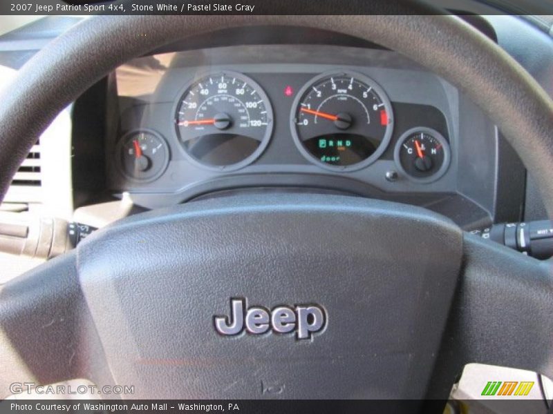 Stone White / Pastel Slate Gray 2007 Jeep Patriot Sport 4x4