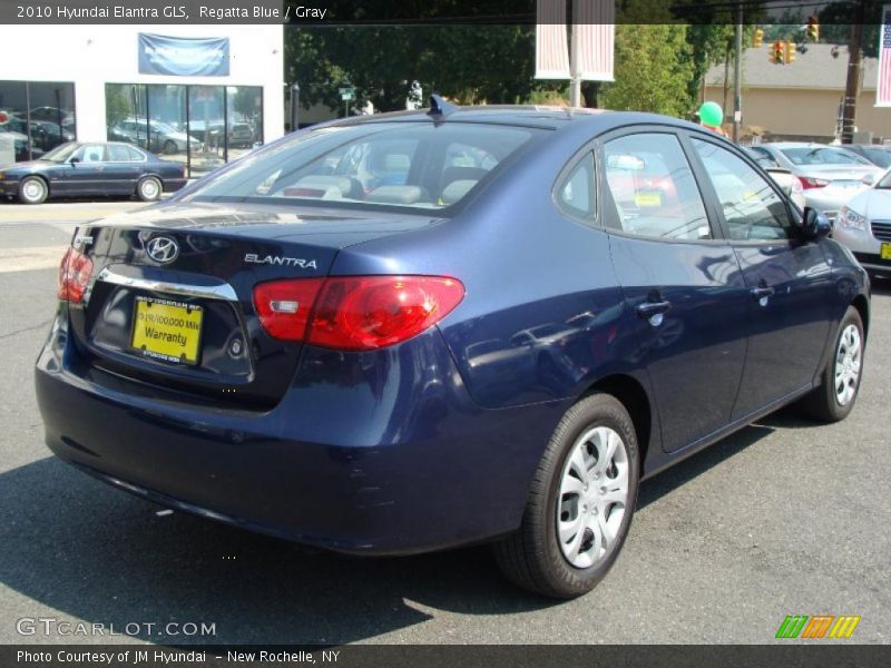 Regatta Blue / Gray 2010 Hyundai Elantra GLS