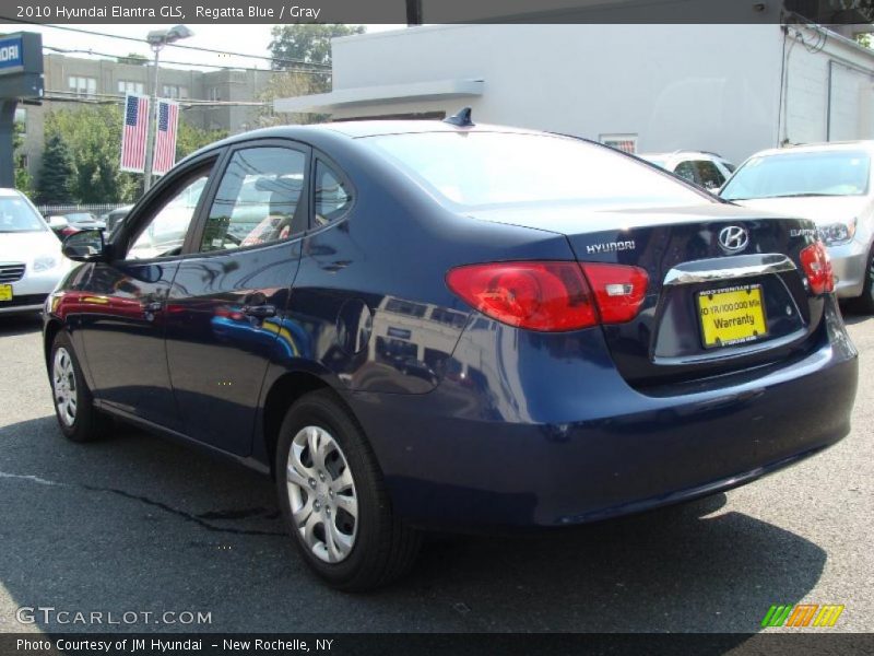 Regatta Blue / Gray 2010 Hyundai Elantra GLS