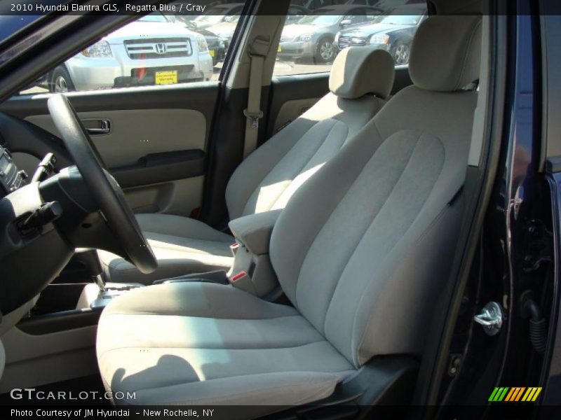 Regatta Blue / Gray 2010 Hyundai Elantra GLS