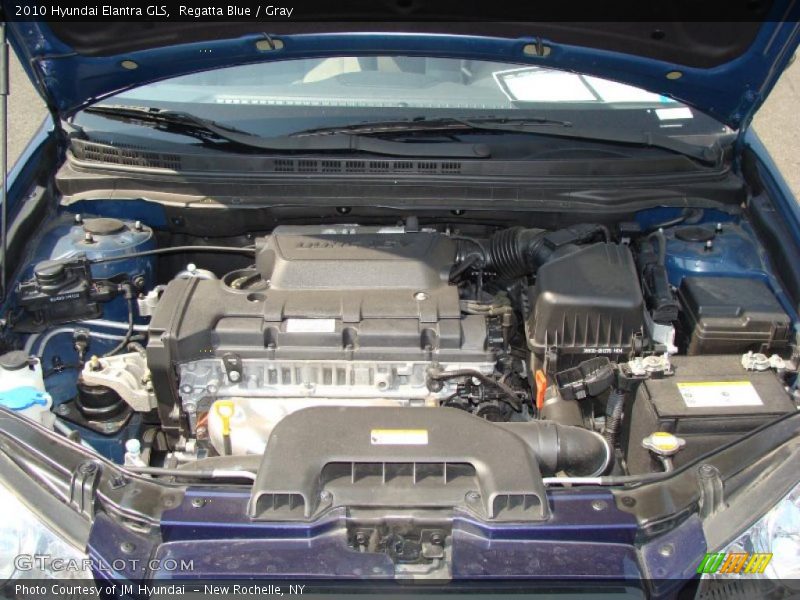Regatta Blue / Gray 2010 Hyundai Elantra GLS