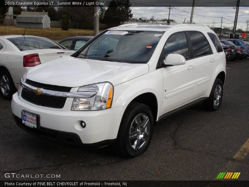 Summit White / Light Gray 2009 Chevrolet Equinox LT