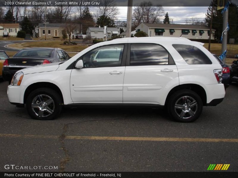 Summit White / Light Gray 2009 Chevrolet Equinox LT
