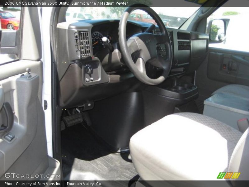 Summit White / Medium Pewter 2006 GMC Savana Van 3500 Utility