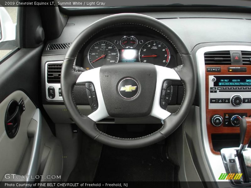 Summit White / Light Gray 2009 Chevrolet Equinox LT