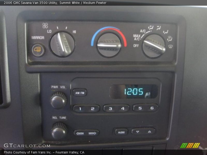 Summit White / Medium Pewter 2006 GMC Savana Van 3500 Utility