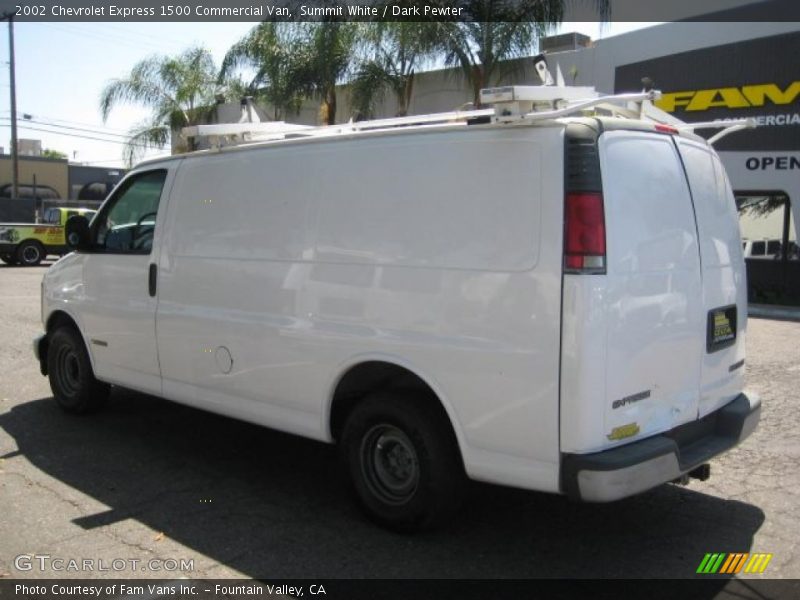 Summit White / Dark Pewter 2002 Chevrolet Express 1500 Commercial Van
