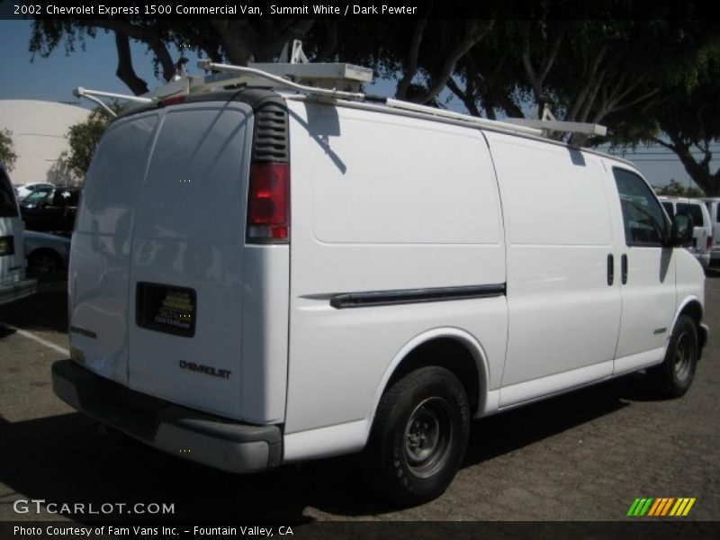 Summit White / Dark Pewter 2002 Chevrolet Express 1500 Commercial Van
