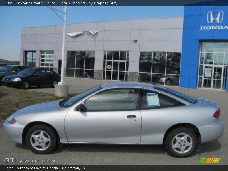 Ultra Silver Metallic / Graphite Gray 2005 Chevrolet Cavalier Coupe