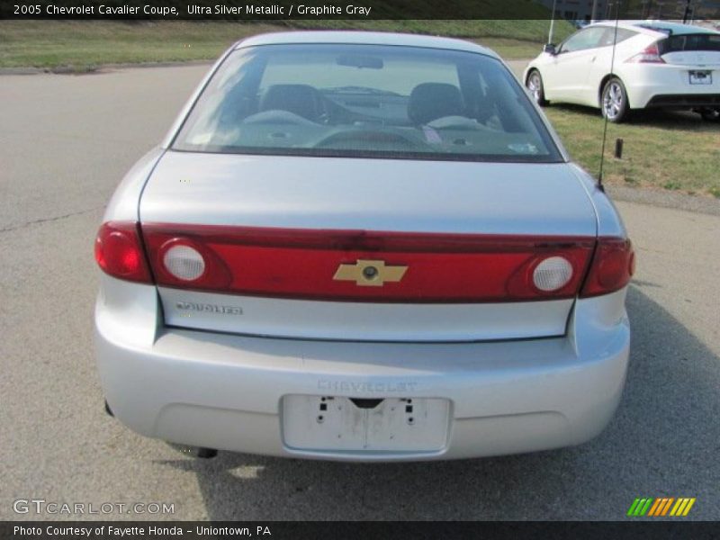 Ultra Silver Metallic / Graphite Gray 2005 Chevrolet Cavalier Coupe