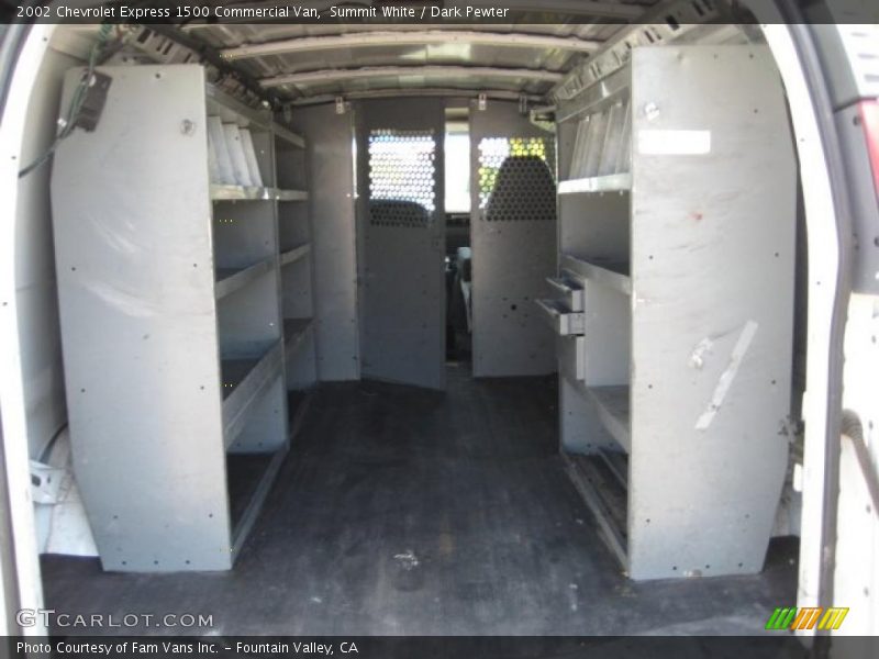 Summit White / Dark Pewter 2002 Chevrolet Express 1500 Commercial Van