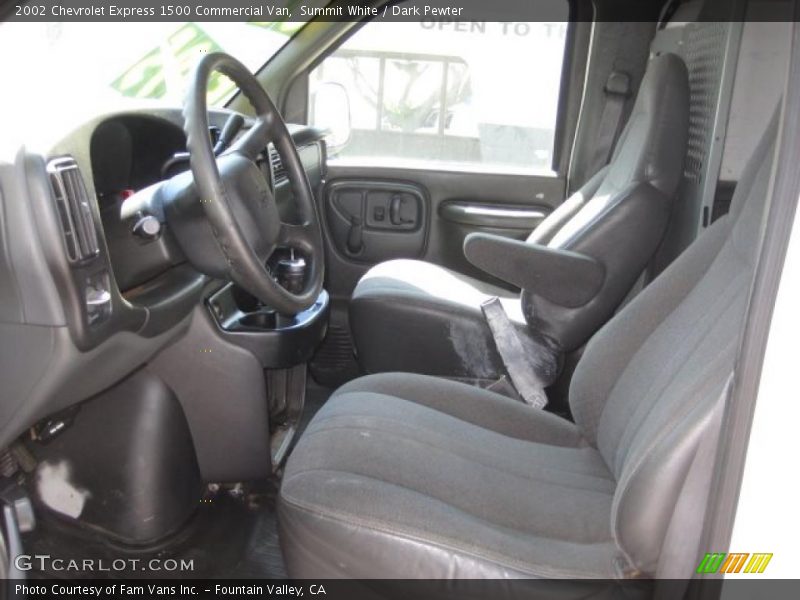 Summit White / Dark Pewter 2002 Chevrolet Express 1500 Commercial Van