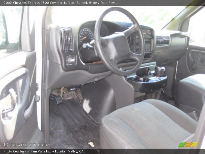 Summit White / Dark Pewter 2002 Chevrolet Express 1500 Commercial Van