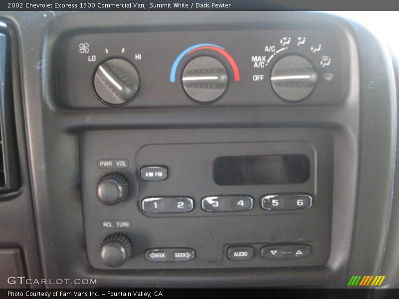 Summit White / Dark Pewter 2002 Chevrolet Express 1500 Commercial Van