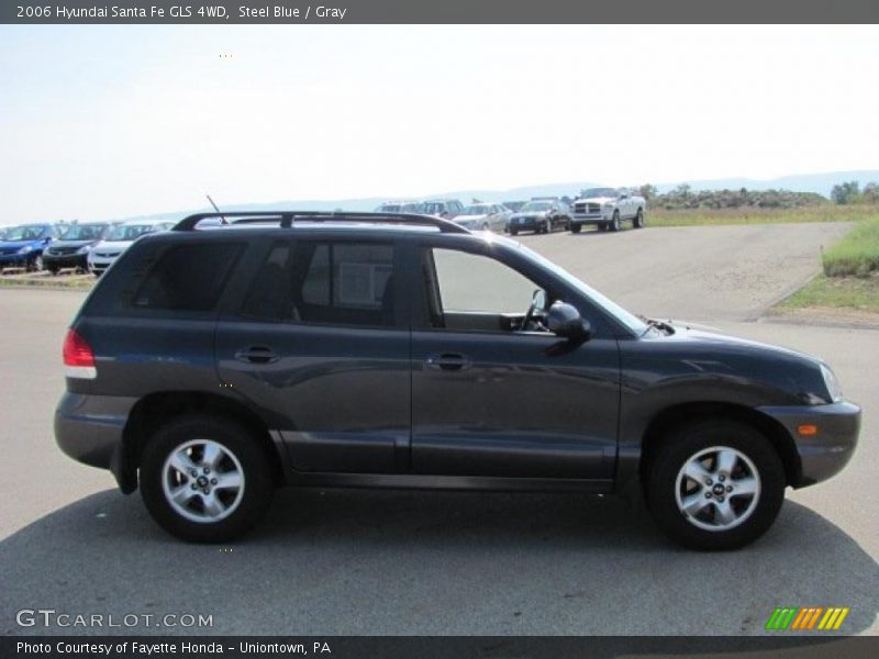 Steel Blue / Gray 2006 Hyundai Santa Fe GLS 4WD