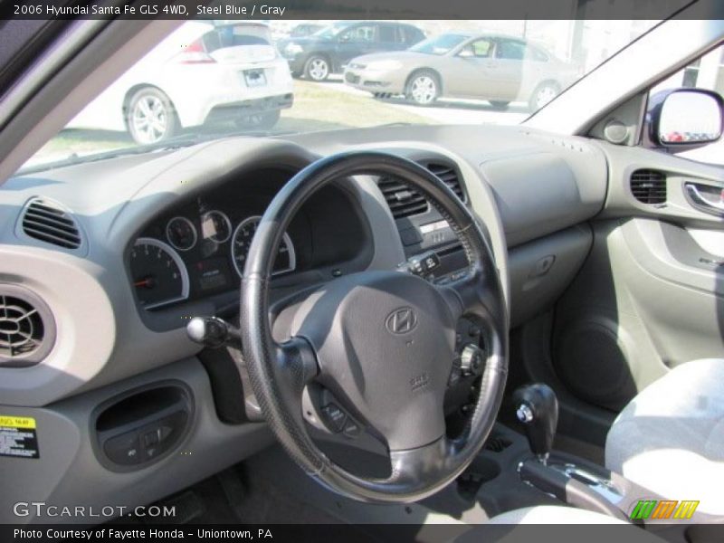 Steel Blue / Gray 2006 Hyundai Santa Fe GLS 4WD